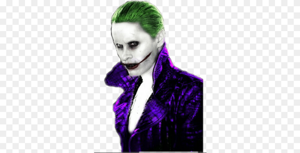 Jared Leto Joker Suicide Squad Black Wooden Framed Joker Maxi Poster, Person, Photography, Clothing, Costume Free Transparent Png