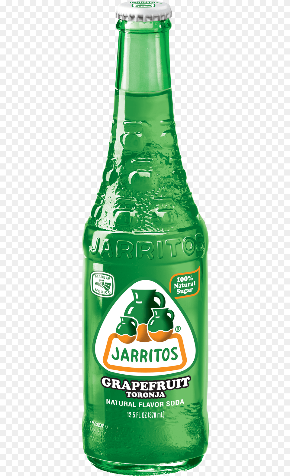 Jarritos Grapefruit 125 Oz, Bottle, Beverage, Pop Bottle, Soda Png Image