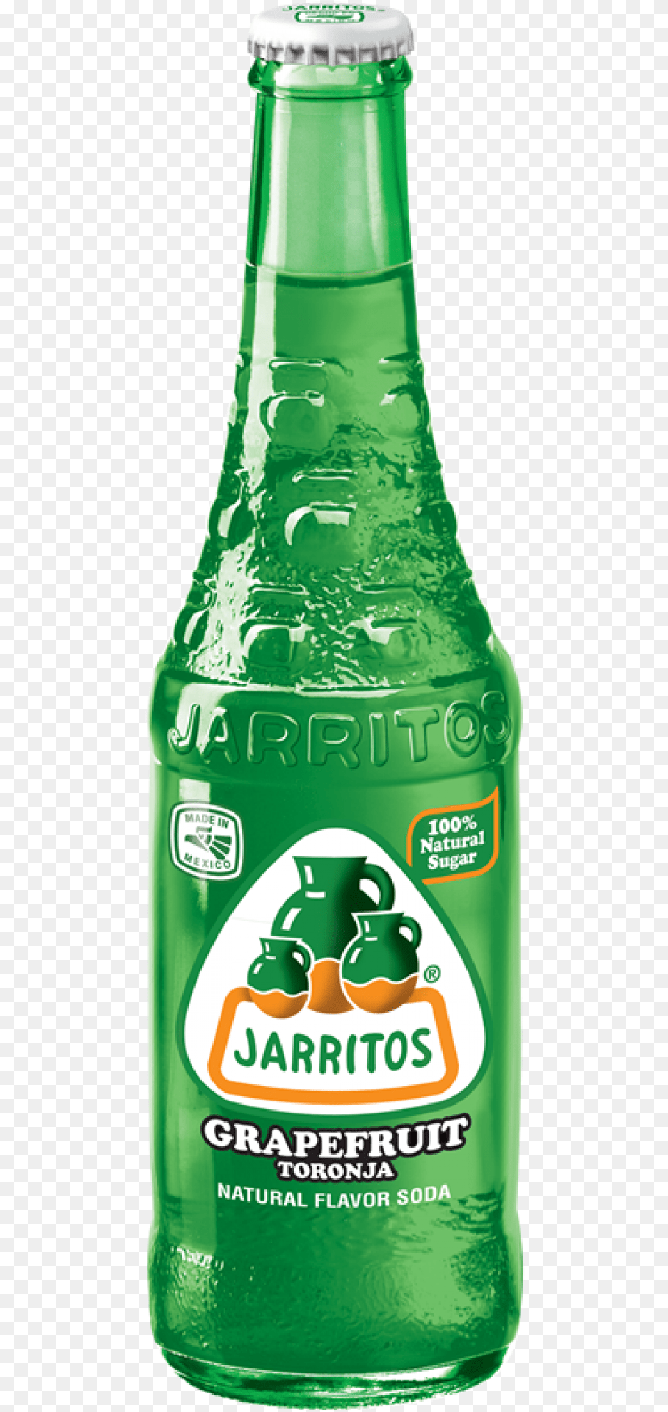 Jarritos Grapefruit, Beverage, Bottle, Pop Bottle, Soda Png Image