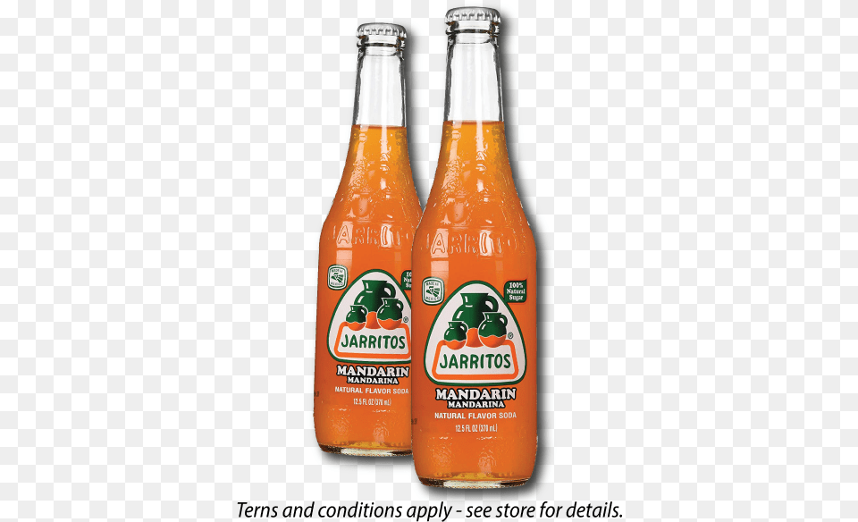 Jarritos Soda, Beverage, Bottle, Pop Bottle, Food Png Image