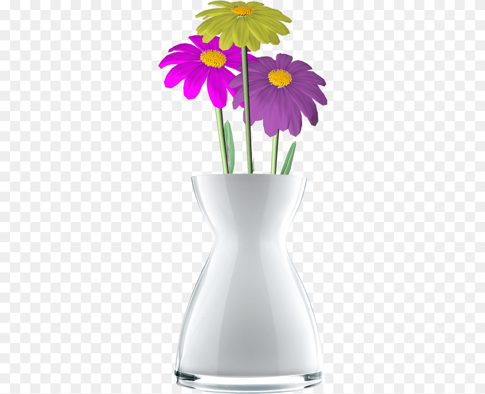 Jarrn Con Flores Sdtcvase Barberton Daisy, Pottery, Potted Plant, Planter, Plant Png
