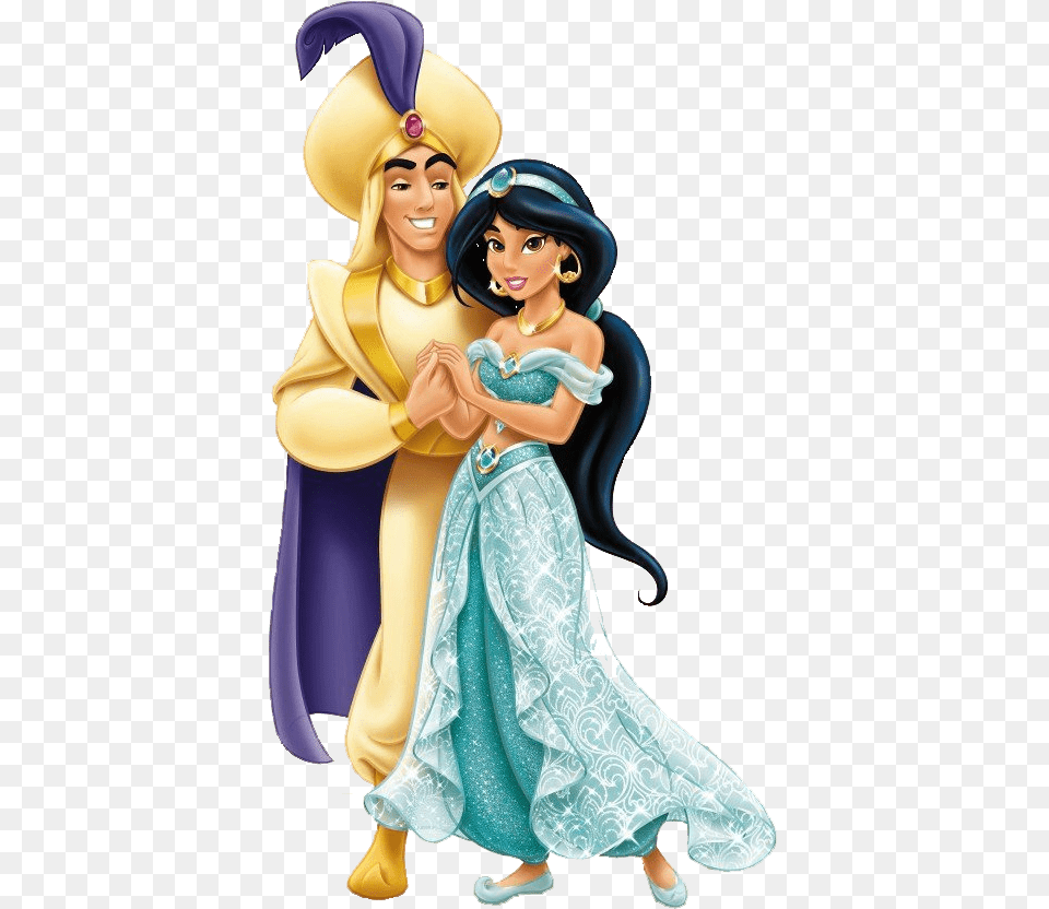 Jasmine Aladdin And Jasmine, Figurine, Wedding, Publication, Person Free Png Download