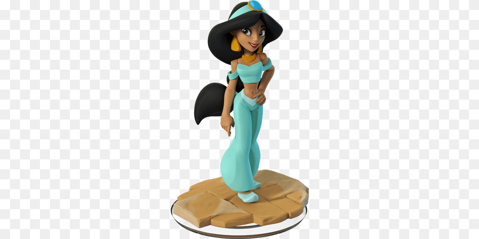 Jasmine Aladdin Disney Infinity, Figurine, Adult, Female, Person Free Png Download