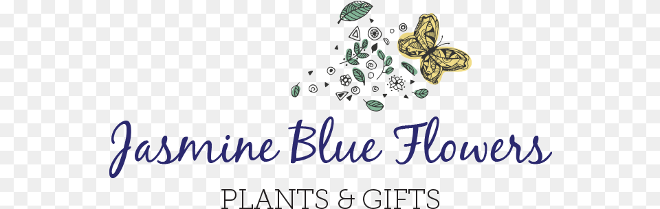 Jasmine Blue Flowers Plants Amp Gifts Jasmin Flowers Logo, Animal, Bee, Blackboard, Insect Free Png