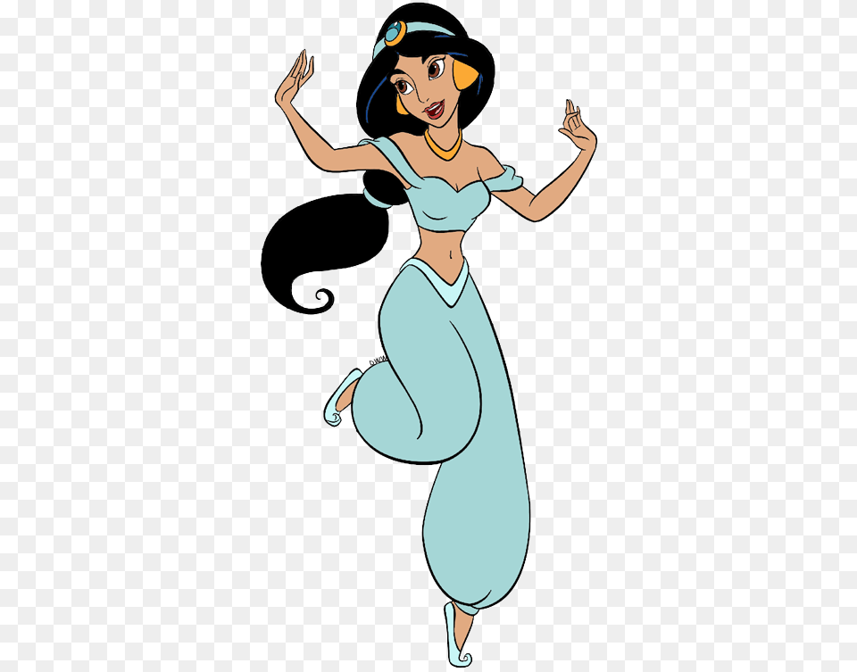 Jasmine Clip Art Disney Clip Art Galore, Person, Cartoon, Dancing, Leisure Activities Png