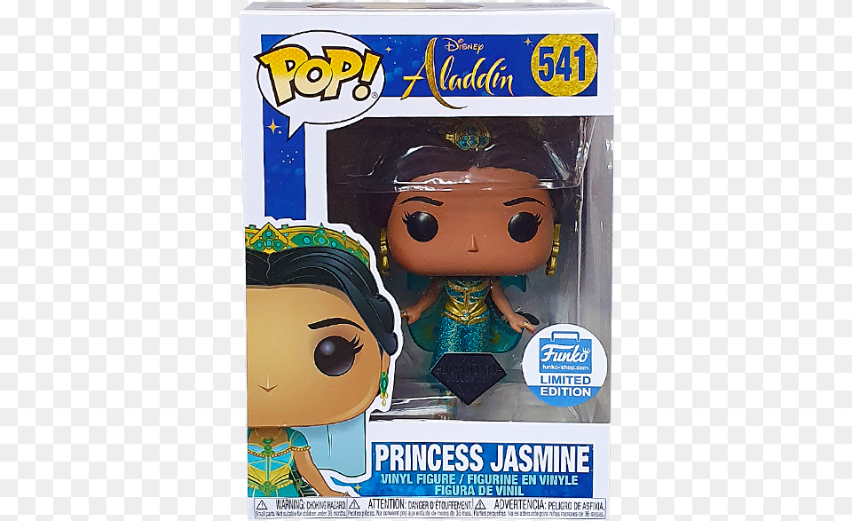 Jasmine Diamond Funko Pop, Toy, Adult, Doll, Female Png