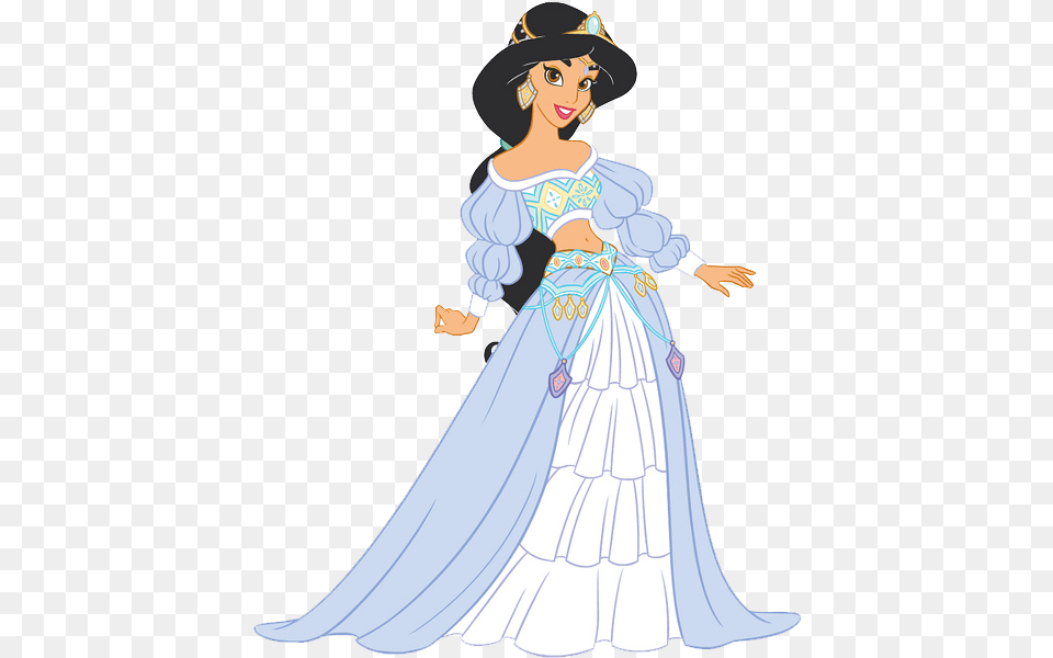 Jasmine Disney Dress Blue, Clothing, Fashion, Formal Wear, Gown Free Transparent Png