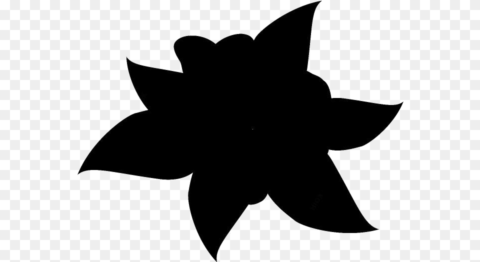 Jasmine Flower Illustration, Silhouette, Plant Png