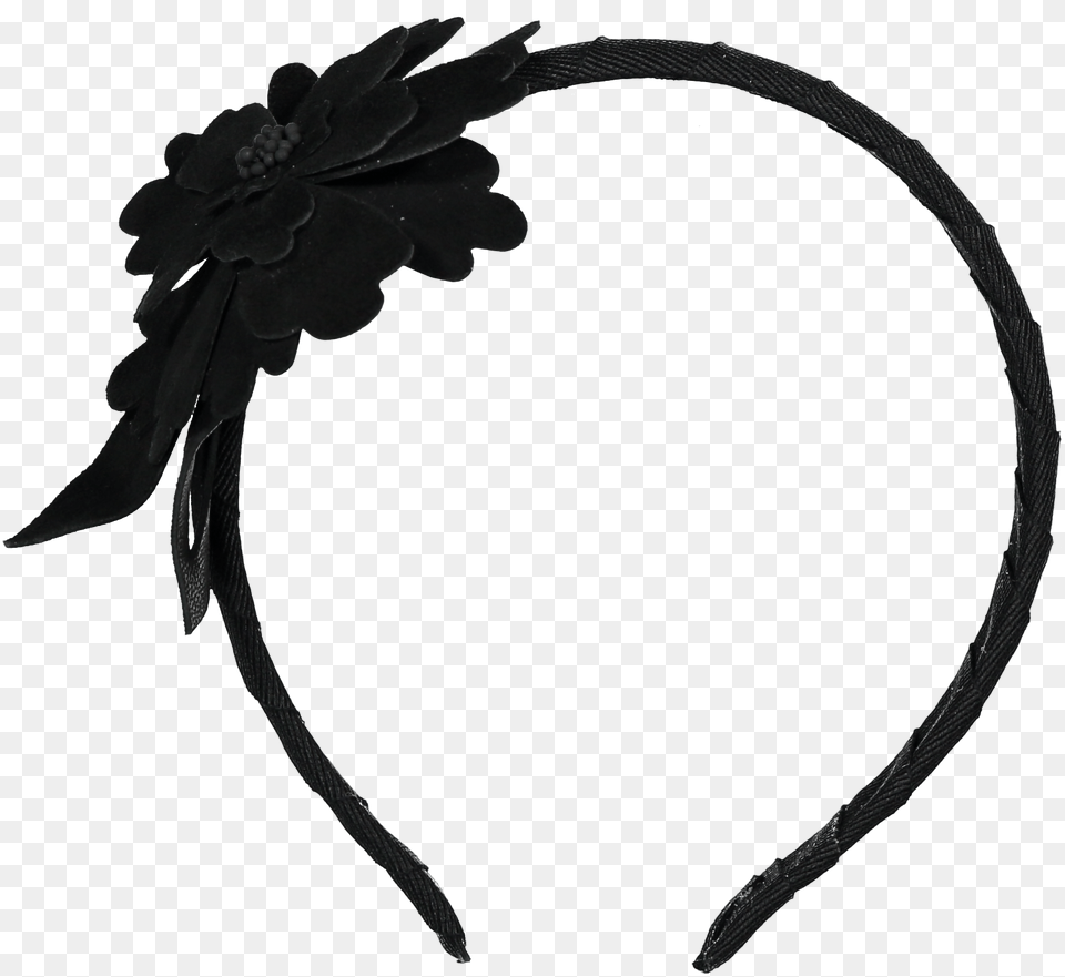 Jasmine Leather Headband Black, Accessories Png Image