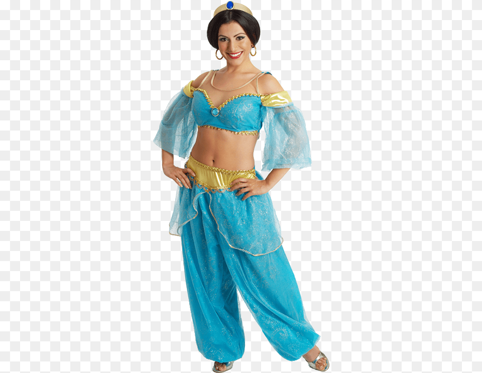 Jasmine Princess Party Fantasy Fables Costume, Adult, Person, Female, Clothing Free Png Download