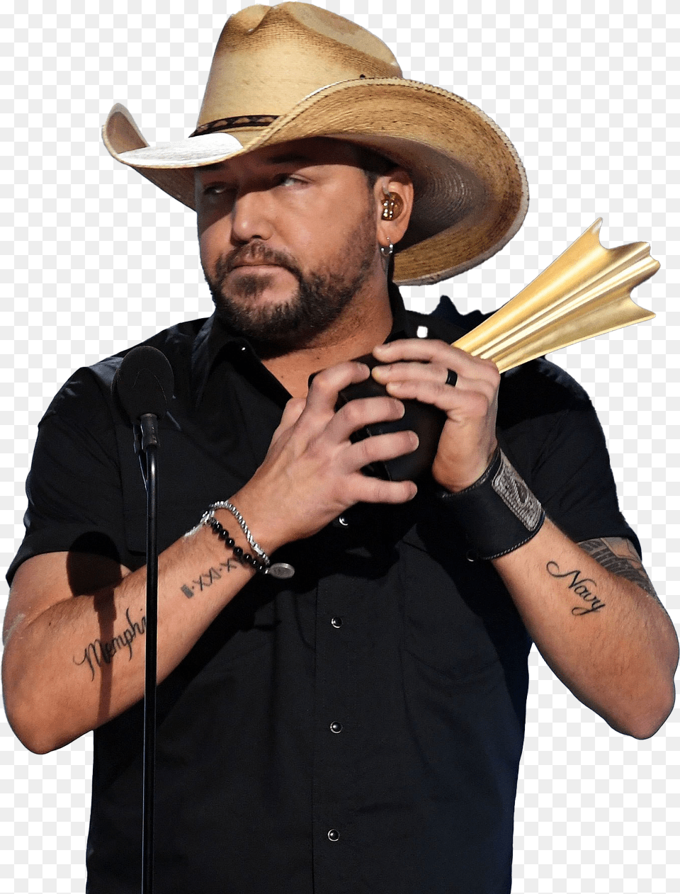 Jason Aldean Picture, Clothing, Hat, Sun Hat, Adult Free Png