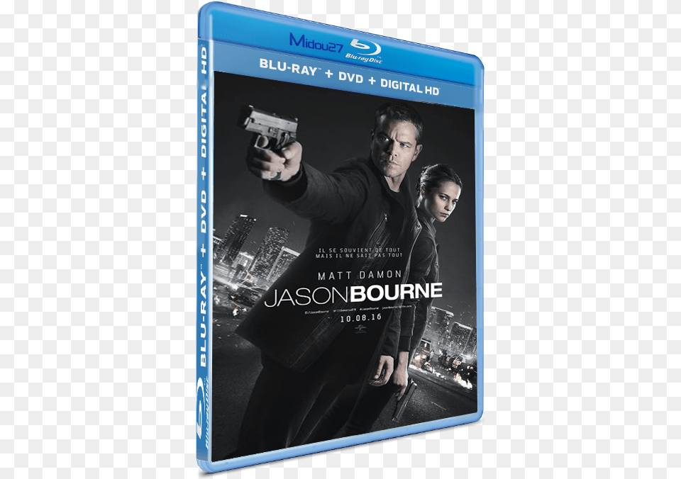 Jason Bourne 2016 Hindi 720p Hdrip, Firearm, Gun, Handgun, Weapon Free Png Download