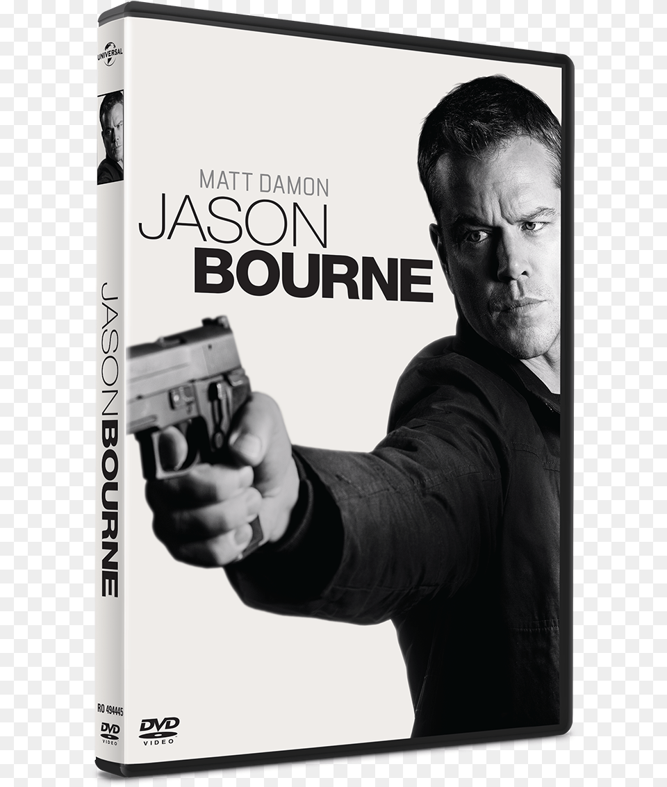 Jason Bourne Dvd Jaquette 4k Studiocanal, Weapon, Firearm, Gun, Handgun Free Png Download