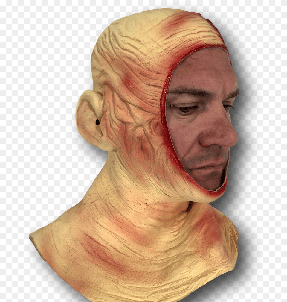 Jason Iii Bloody Hood Mask Sculpture, Portrait, Body Part, Face, Head Free Transparent Png