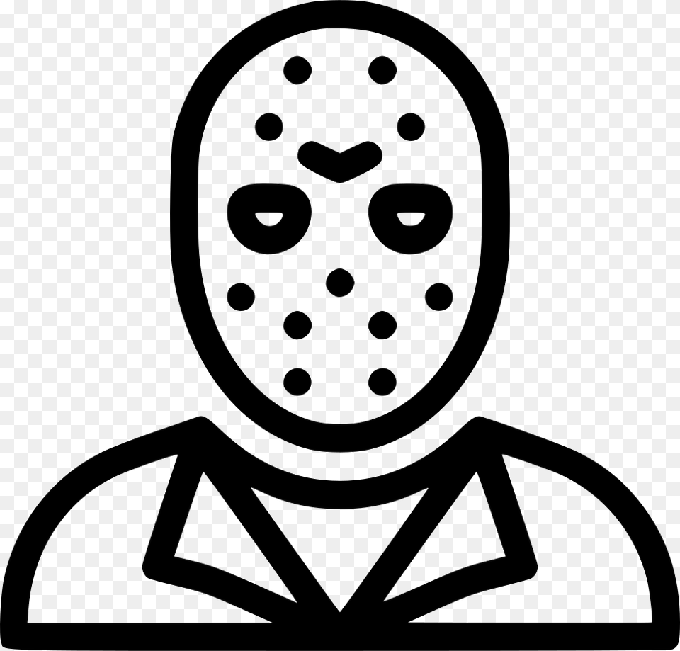 Jason Jason Icon, Stencil, Face, Head, Person Free Png Download