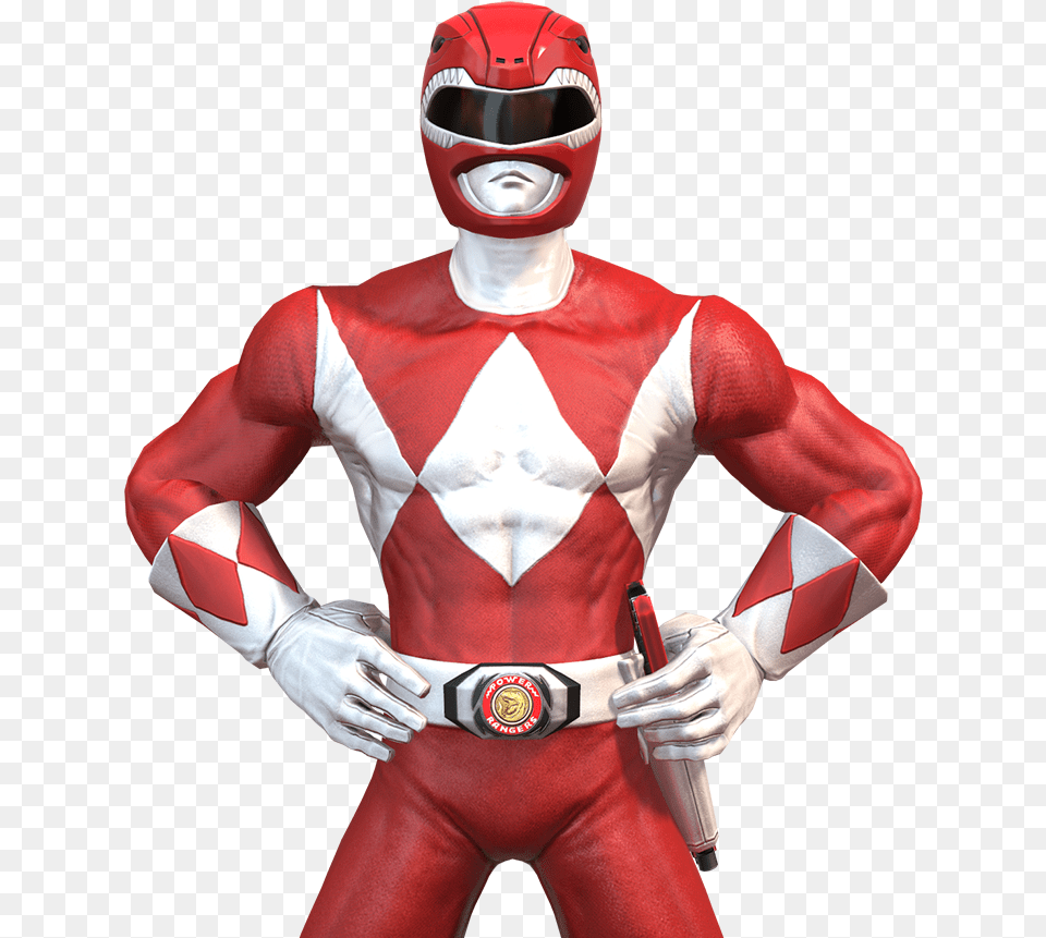 Jason Lee Scottmighty Morphin Red Ranger Power Rangers Battle For The Grid, Clothing, Costume, Person, Helmet Png
