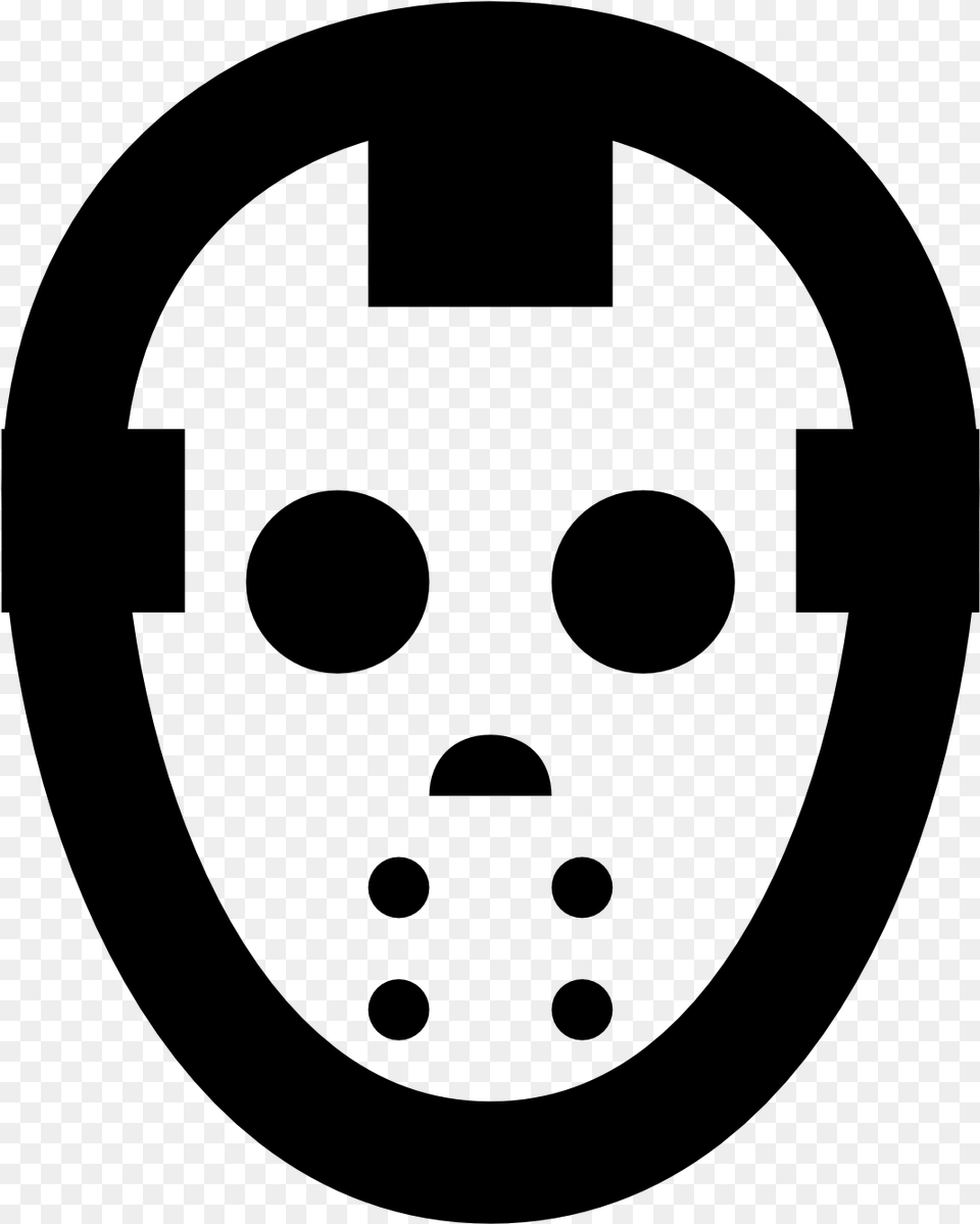 Jason Mask Friday The 13th Jason Voorhees Part Icon, Gray Free Png
