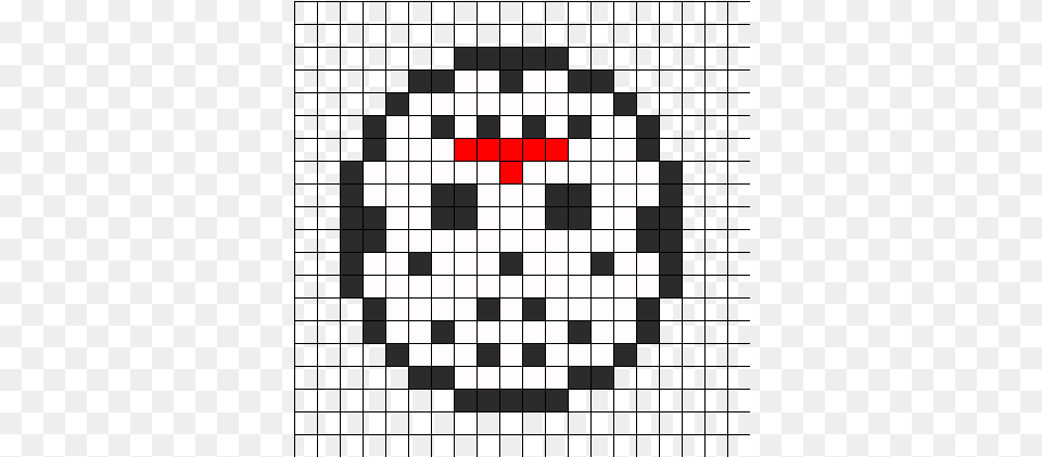 Jason Mask Perler Bead Pattern Sprite Pixel Art Champignon Pokemon, Chess, Game Png Image