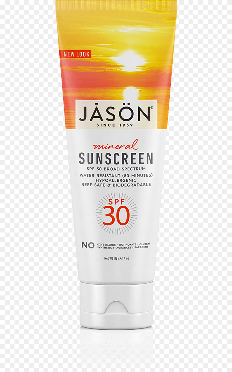 Jason Mineral Sunscreen Broad Spectrum Spf, Bottle, Cosmetics Png Image