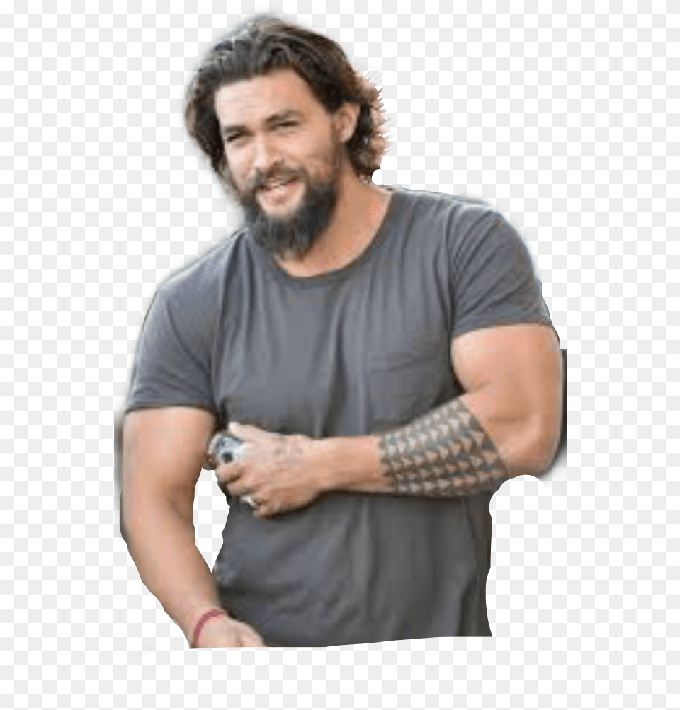 Jason Momoa, Person, Face, Head, Adult Free Png