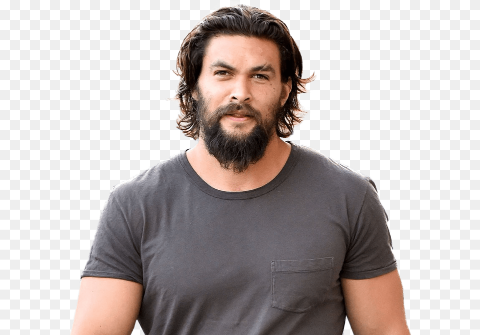 Jason Momoa, Adult, Beard, Face, Head Free Png Download