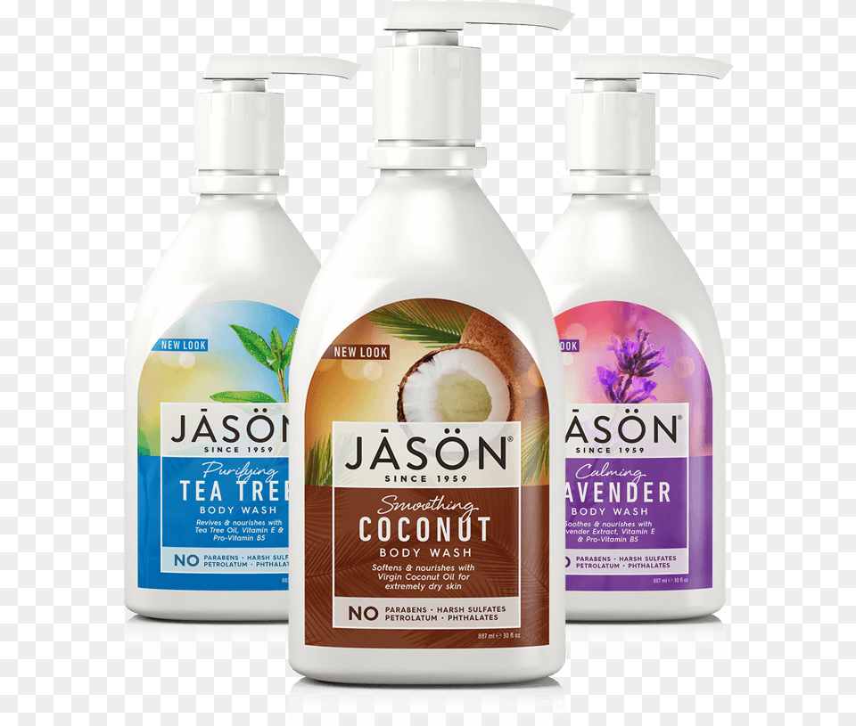 Jason Products, Bottle, Lotion, Plant, Herbs Free Png Download