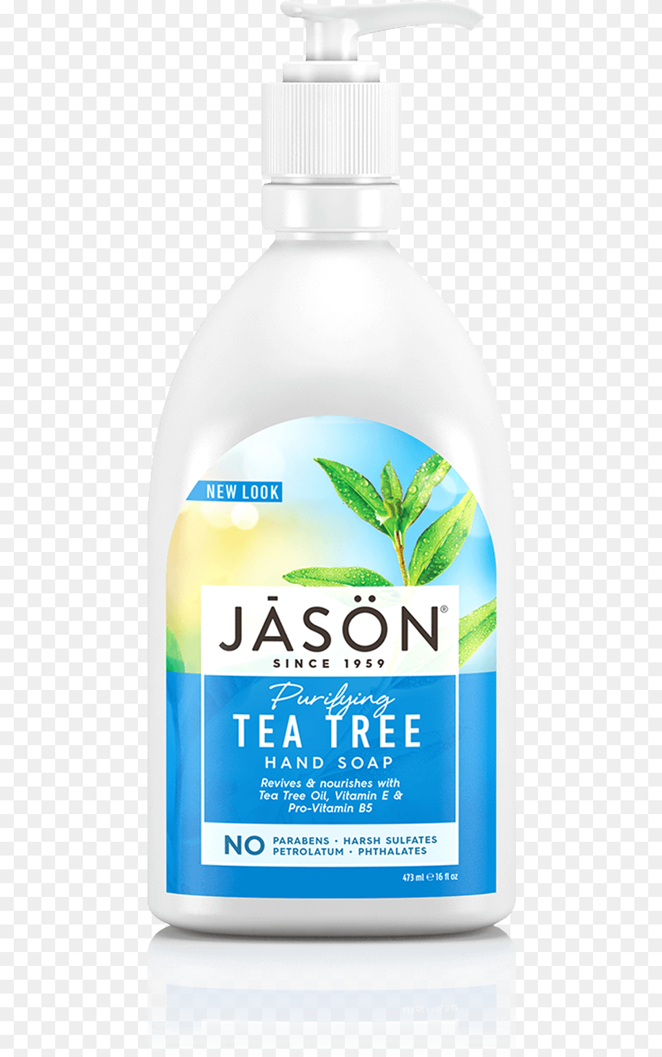 Jason Purifying Tea Tree Hand Soap 16 Fl Jason Shower Body Wash Tea Tree 30 Oz, Bottle, Lotion, Cosmetics, Shaker Png