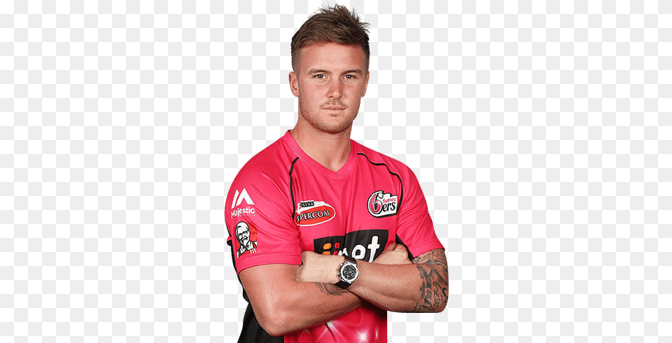 Jason Roy Ipl Sydney Sixers, T-shirt, Clothing, Shirt, Person Png Image