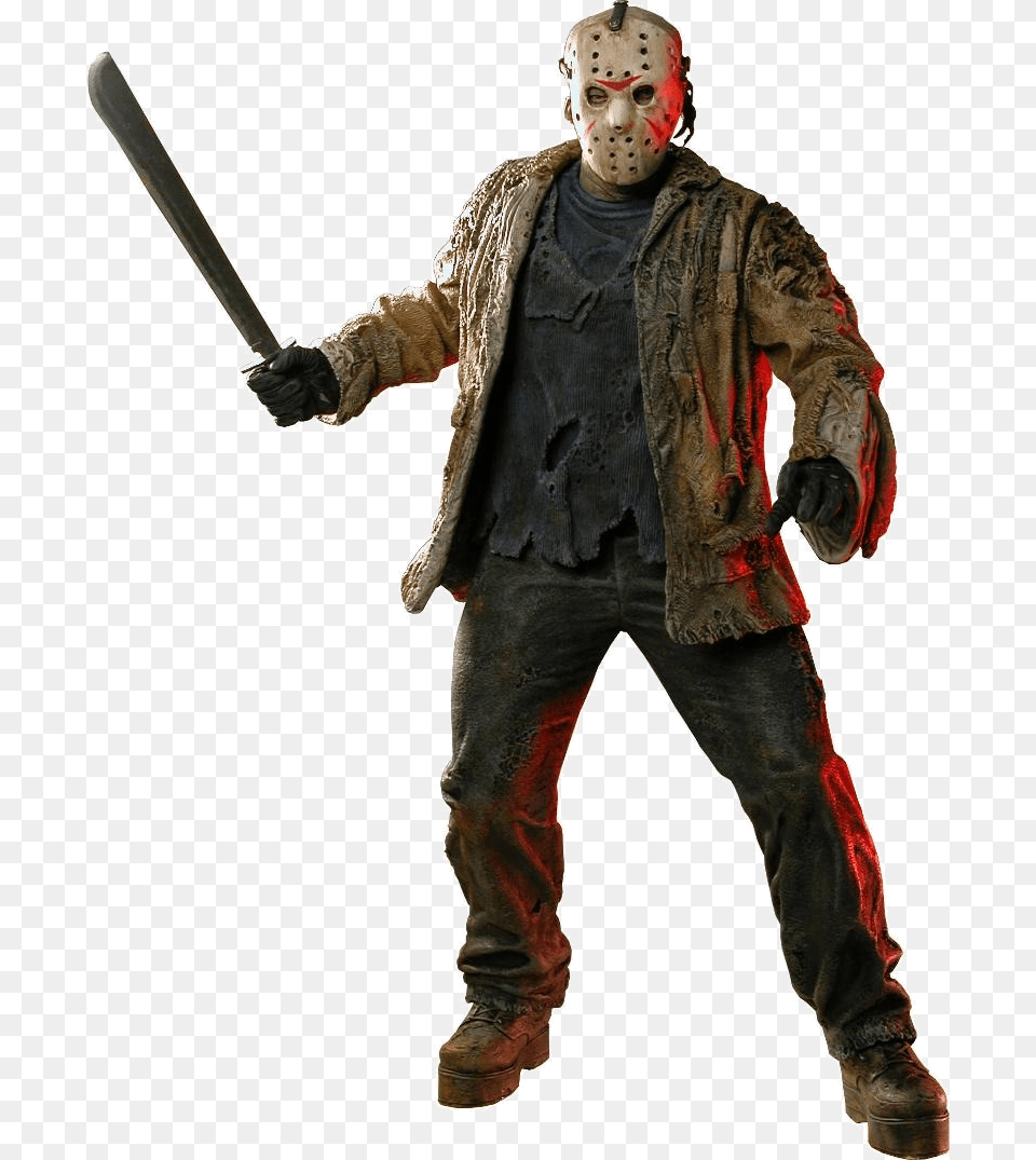 Jason Voorhees Action Figure Jason Friday The, Weapon, Sword, Person, People Free Transparent Png