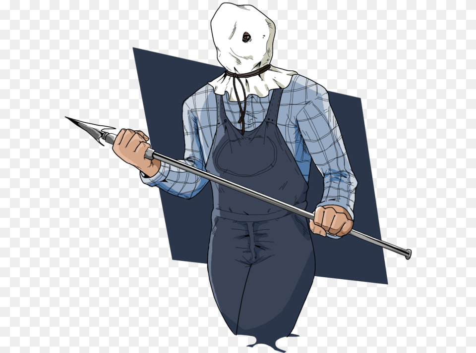 Jason Voorhees Bag Mask, Weapon, Spear, Person, Man Free Png Download