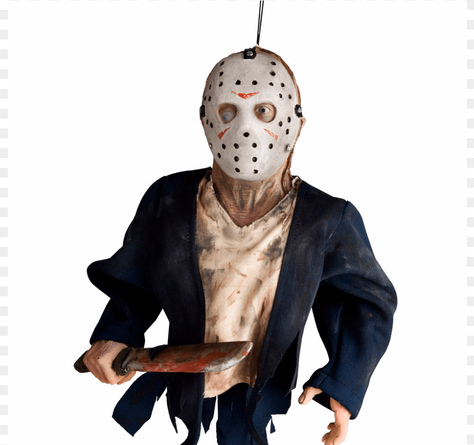 Jason Voorhees Hanging Friday The 13th Halloween Prop Horror Jason Decorative Figure, Adult, Person, Man, Male Free Transparent Png