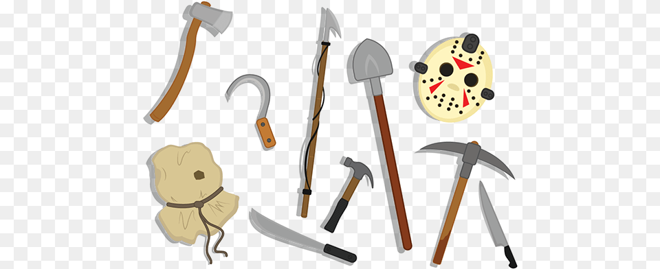 Jason Voorhees Images Photos Videos Logos Illustrations Curved, Device, Hammer, Tool, Electronics Png