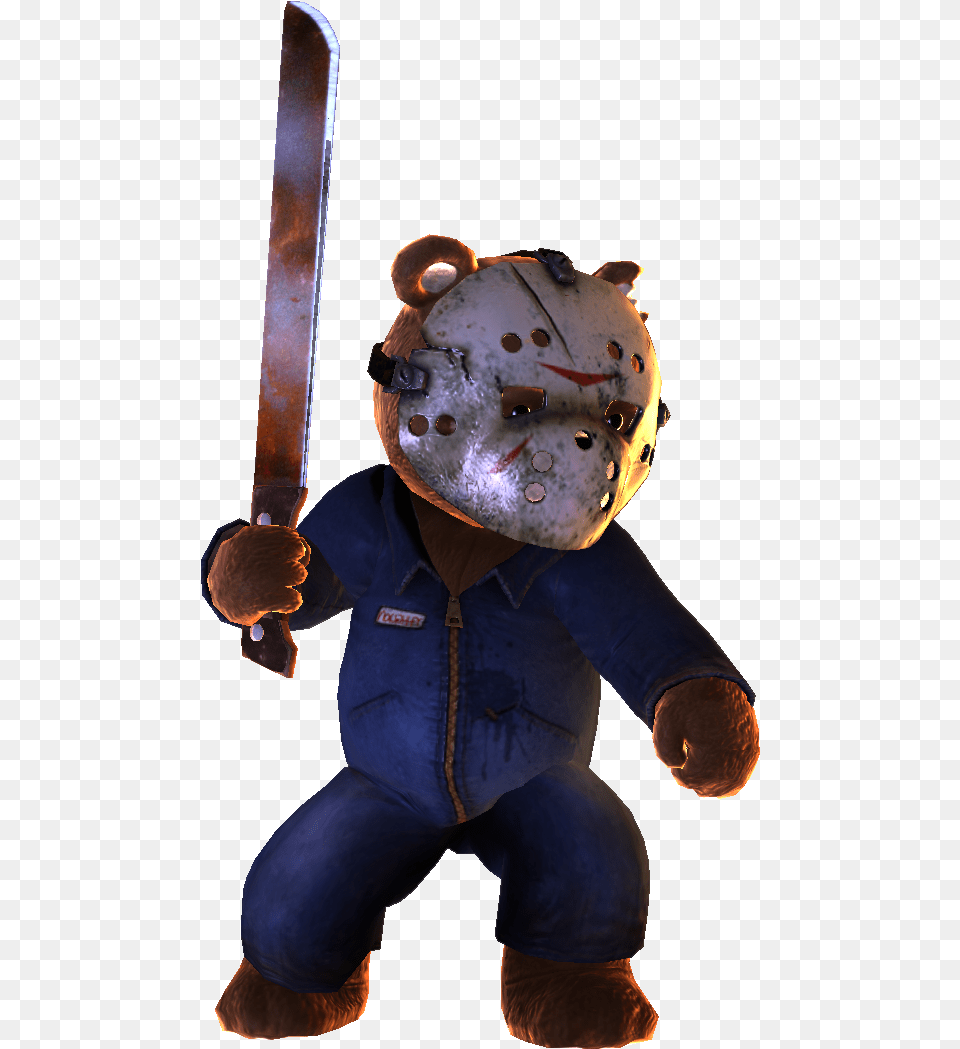 Jason Voorhees Naughty Bear, Sword, Weapon, Baby, Person Free Png