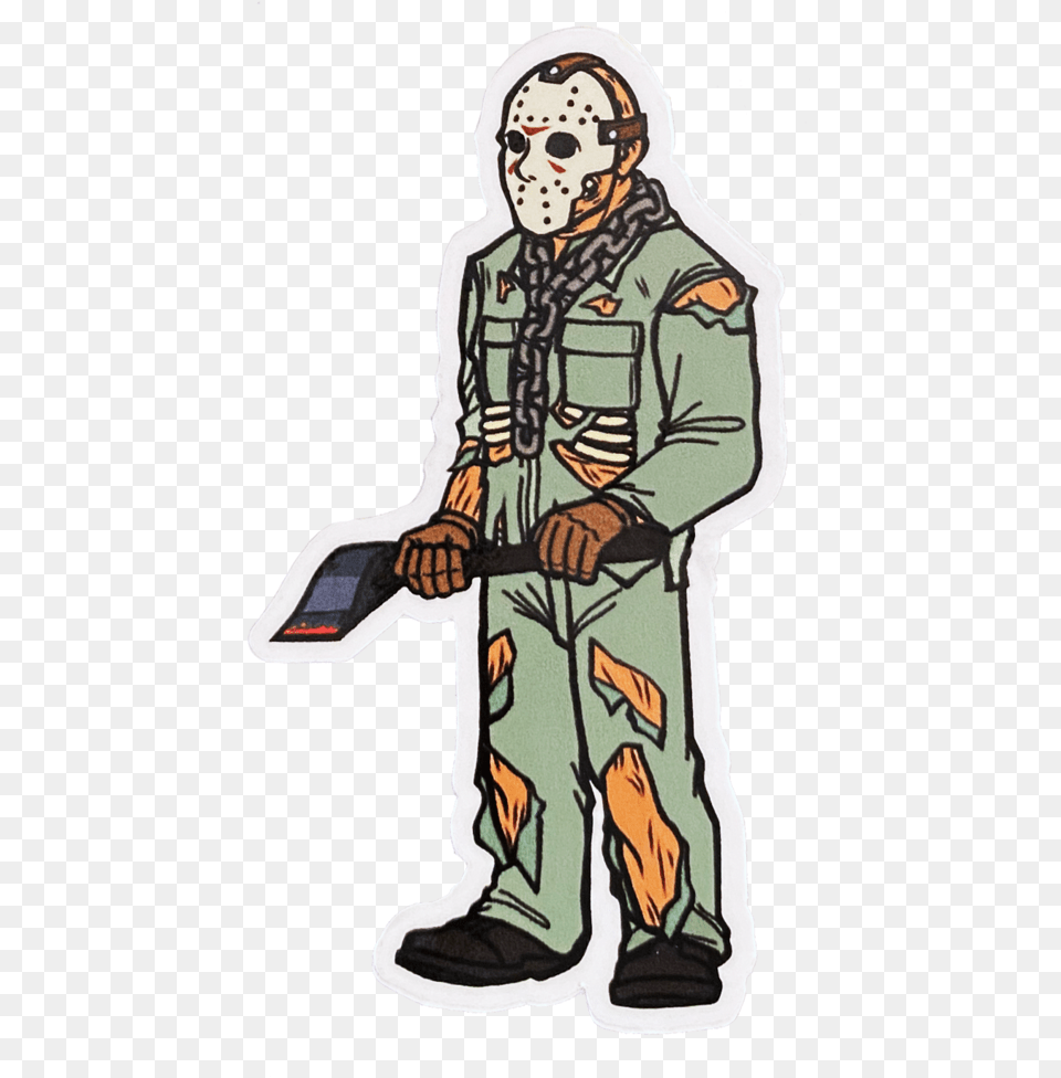 Jason Voorhees Part 7 Sticker Fictional Character, Adult, Female, Person, Woman Free Png