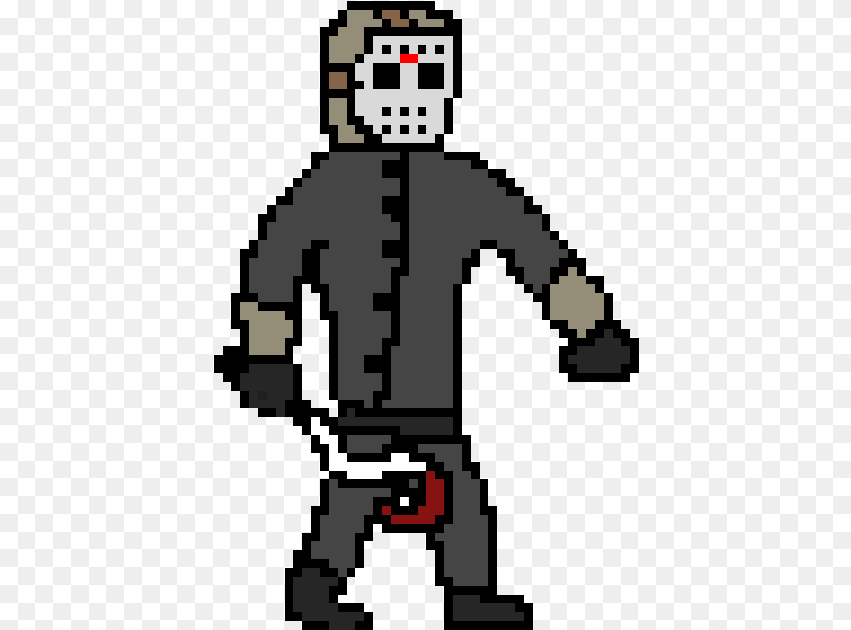 Jason Voorhees Pixel Transparent, Qr Code Png