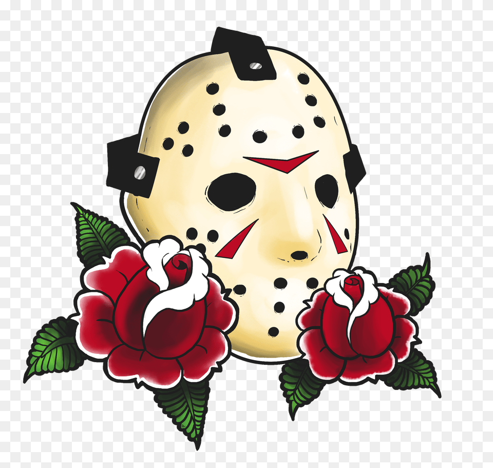 Jason Voorhees Rebecca Lee Art, Cream, Dessert, Food, Ice Cream Png Image