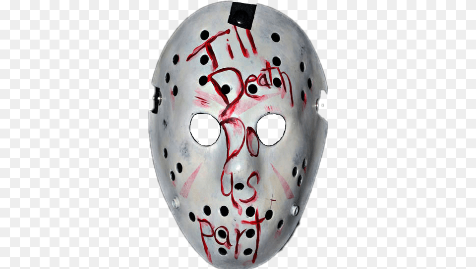 Jason White Mask Official Psds Halloween Ice Hockey Mask, Nature, Outdoors, Snow, Snowman Free Transparent Png