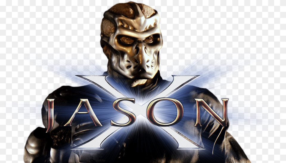 Jason X Jason X Movie Poster, Emblem, Symbol, Adult, Male Png Image