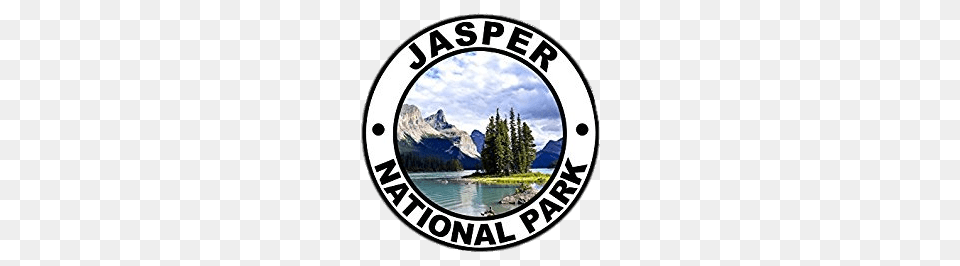 Jasper National Park Round Sticker, Logo, Outdoors Png Image