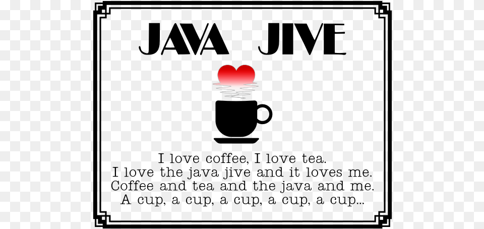 Java Jive Coffee Cup, Logo, Heart, Symbol Free Transparent Png