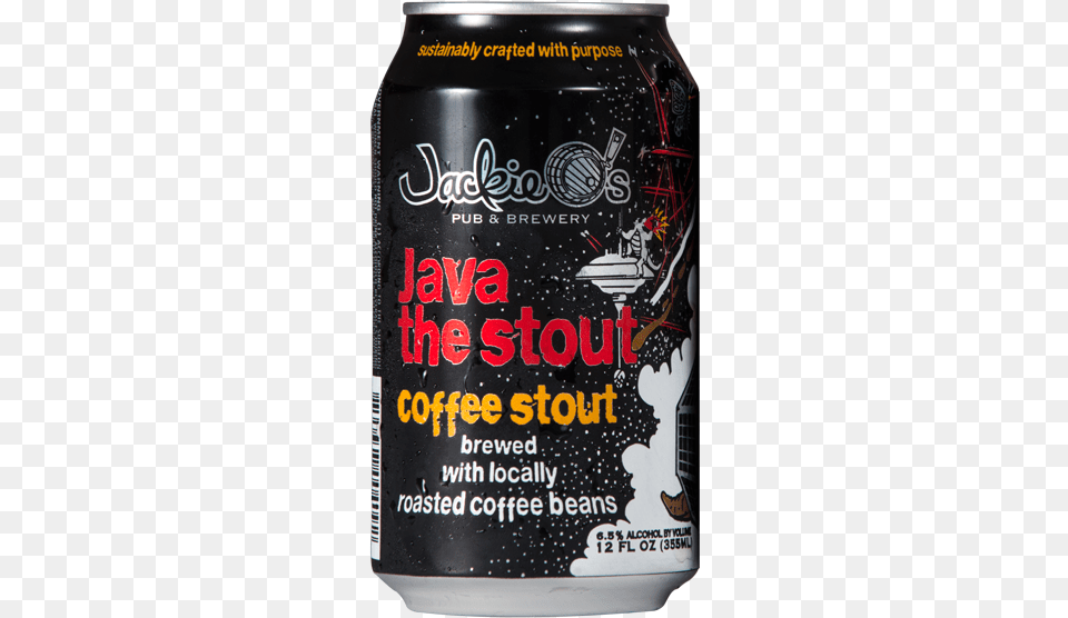 Java The Stout Jackie O39s Java The Stout, Alcohol, Beer, Beverage, Tin Png