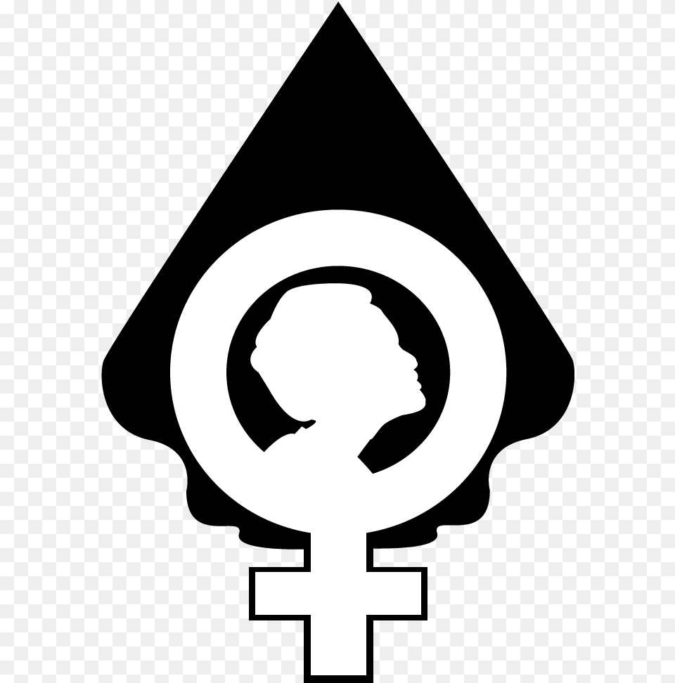 Javanese Feminist Dea Logo Feminism, Stencil, Symbol Free Png