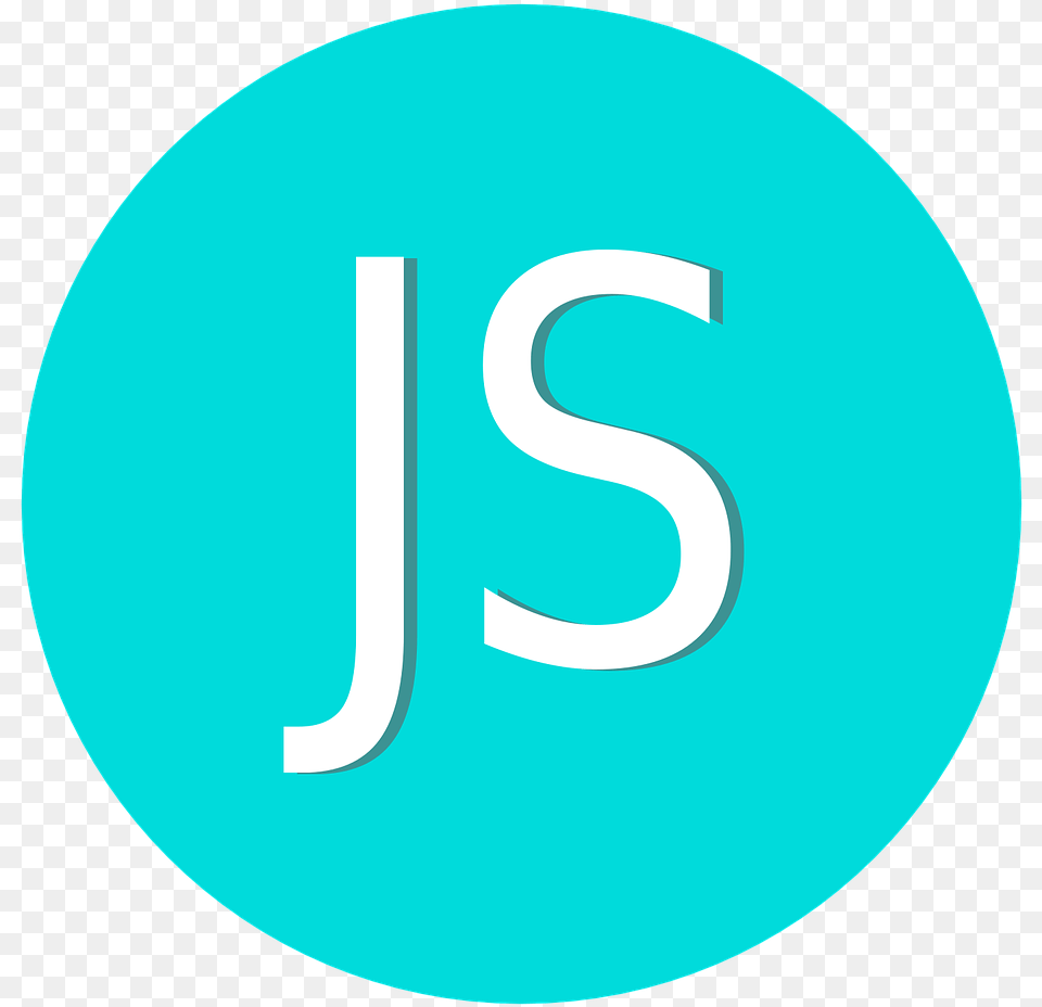 Javascript Icon Web Script Code Development Js Round Logo, Disk, Text, Symbol, Number Png Image