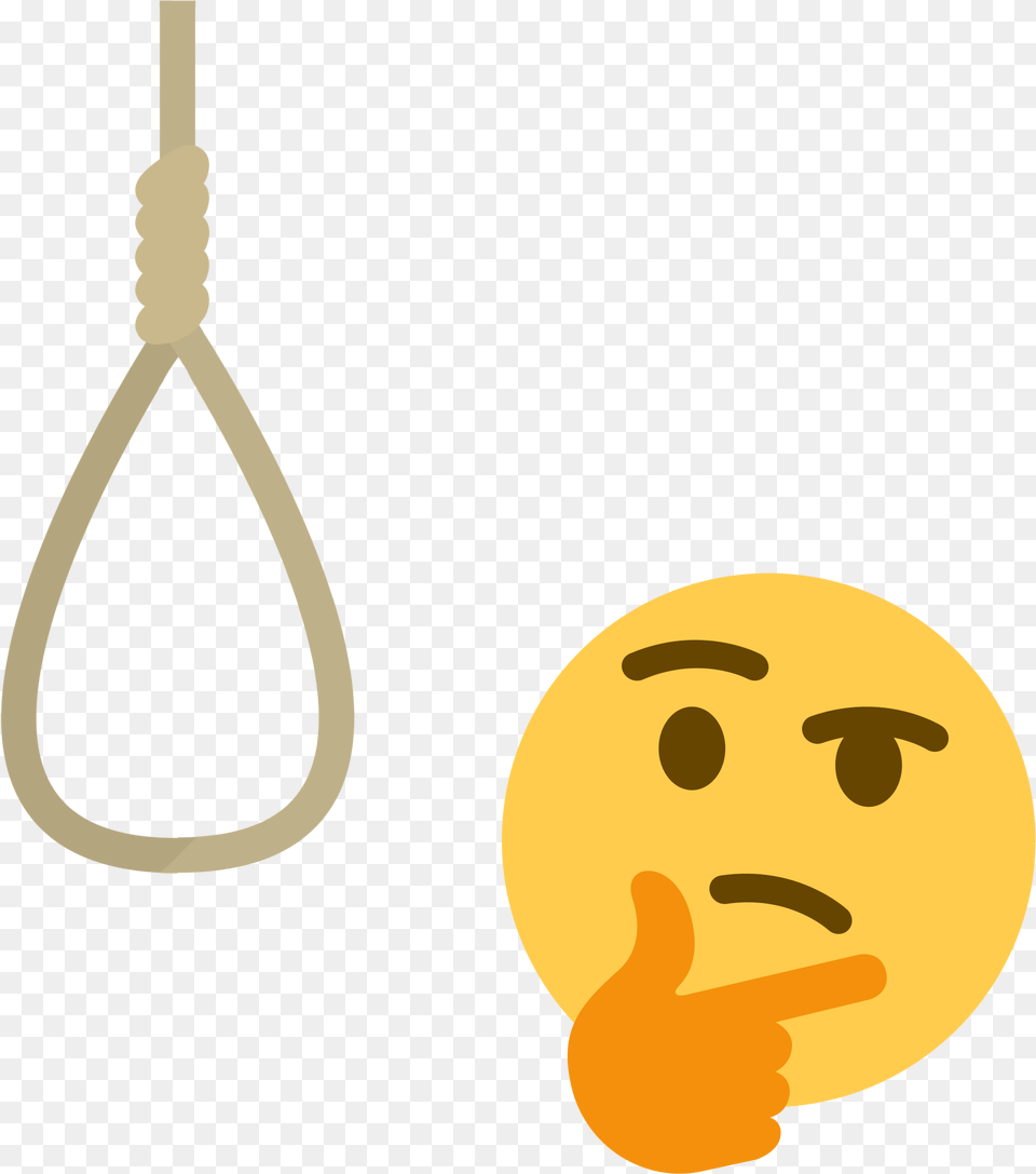 Javascript Userscript Name Freestylersworld Thinking Emoji With Noose, Face, Head, Person Free Png Download