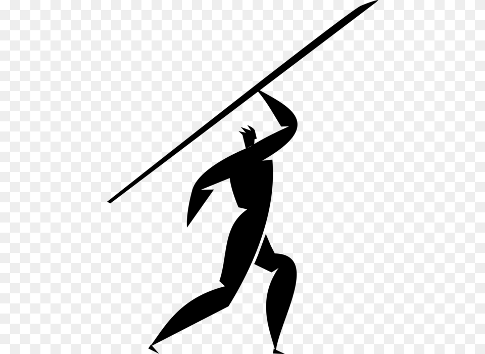 Javelin Clipart, Gray Free Transparent Png
