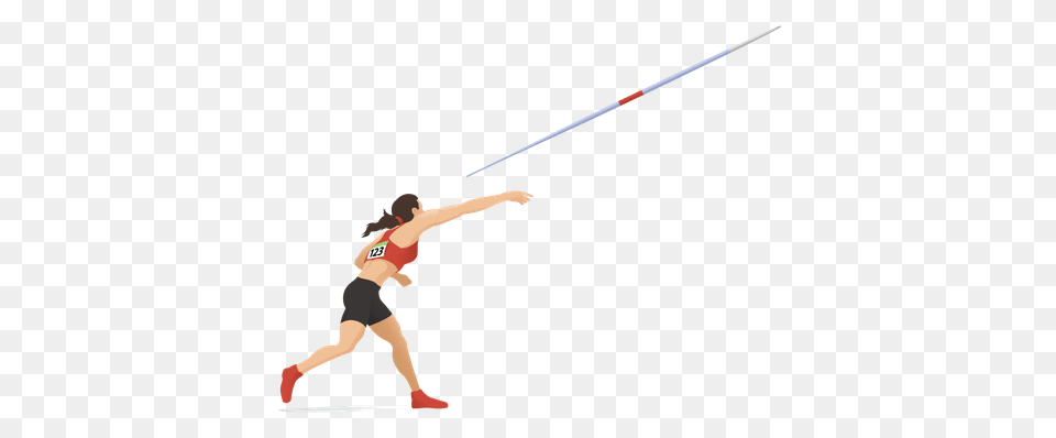 Javelin Clipart, Person, Acrobatic, Track And Field, Sport Free Png
