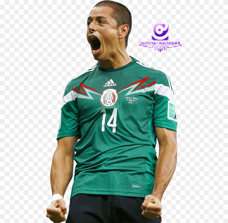 Javier Hernndez Mexico, Shirt, Person, Clothing, Face Png