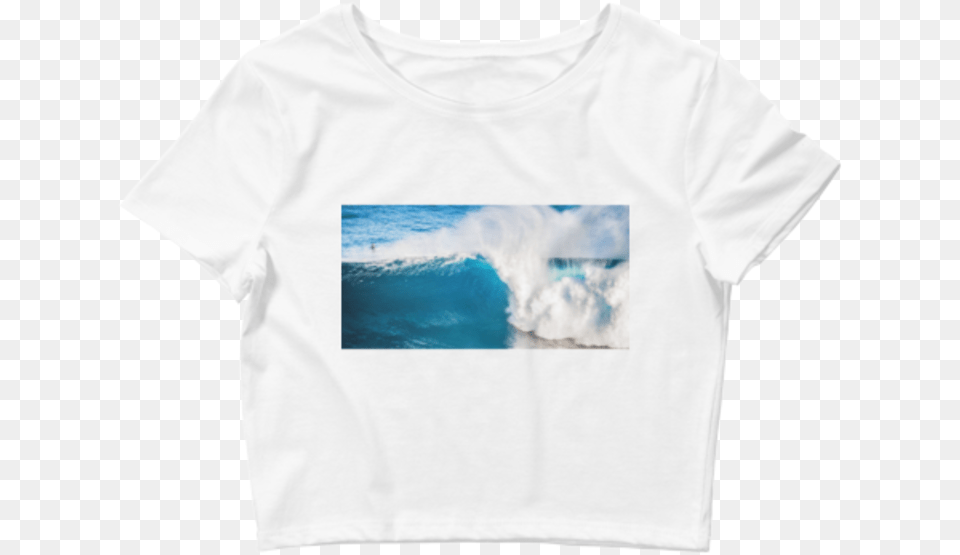 Jaws Crop Top Womens Tee, Clothing, T-shirt, Outdoors Free Png
