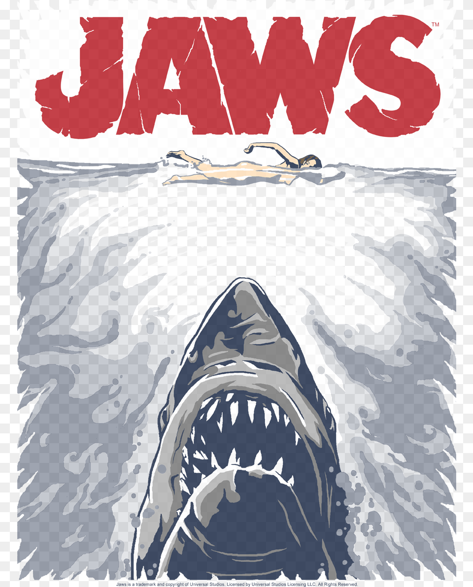Jaws Graphic Poster Women S T Shirt Jaws Poster Without Shark, Publication, Book, Comics, Adult Png Image