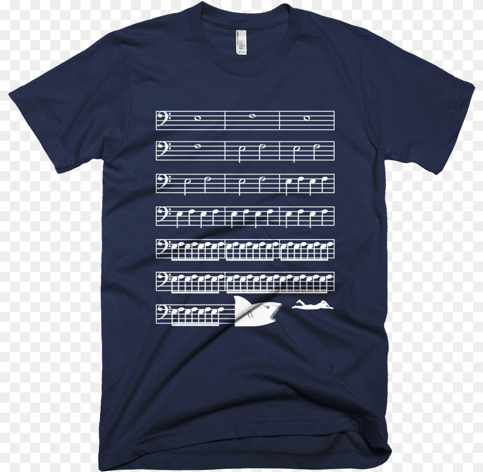 Jaws Music Bass Clef Funny T Shirt They Want Our Rhythm Not Your Blues, Clothing, T-shirt Free Transparent Png